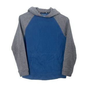 Tek Gear boys youth sweatshirt hoodie pullover size medium 10/12 blue gray